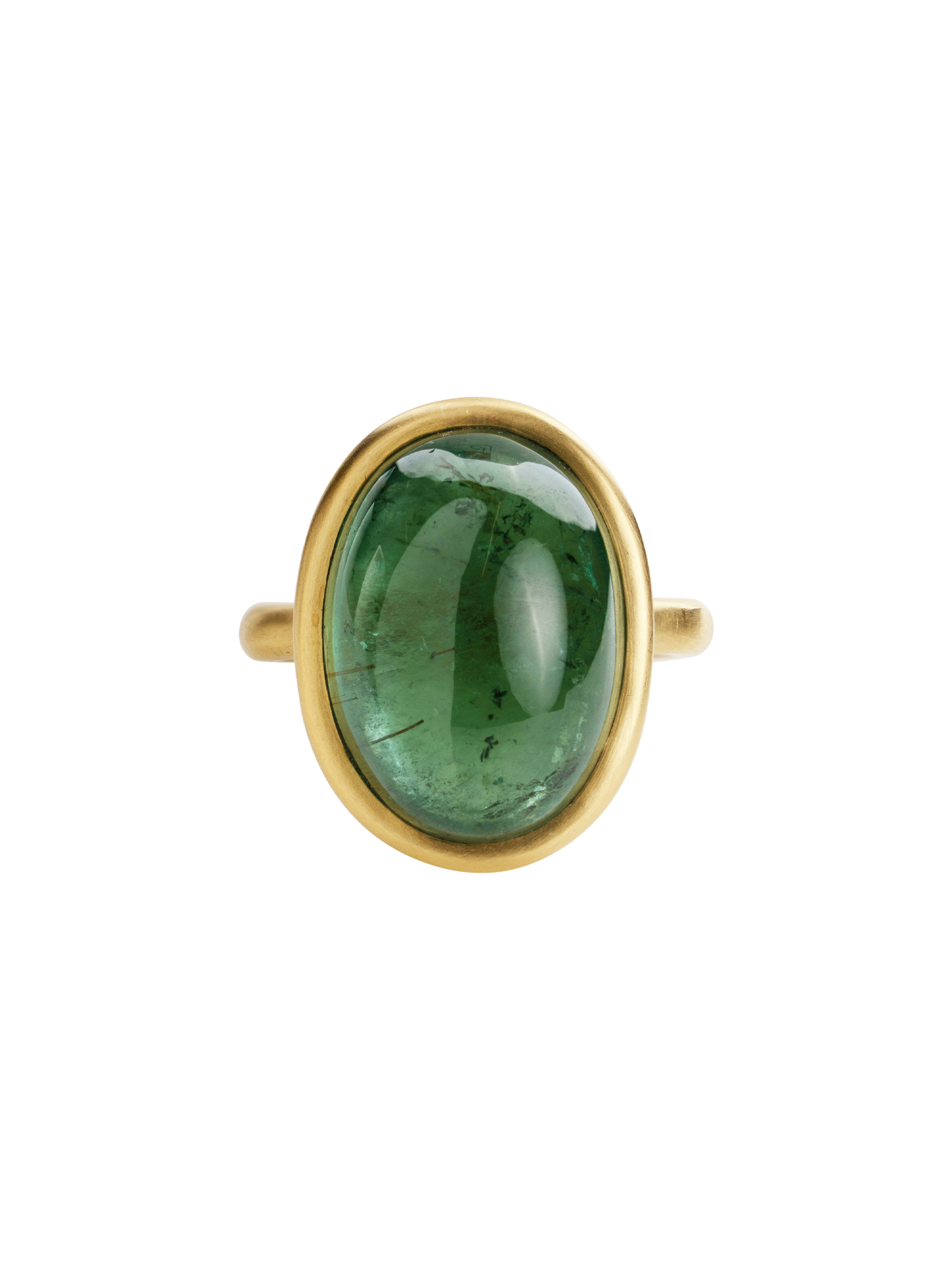 Green tourmaline ring